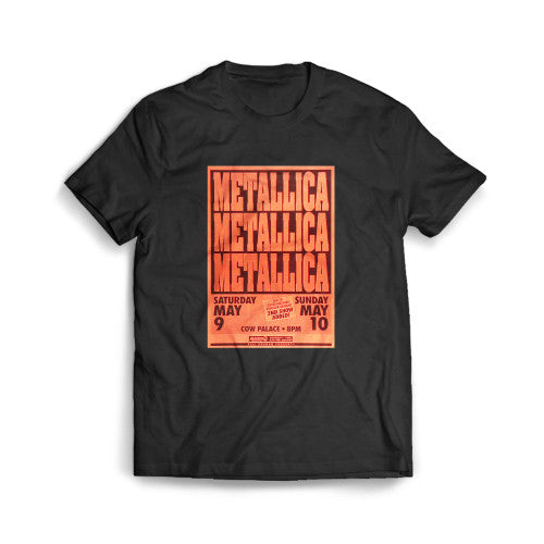 Metallica Vintage Concert Mens T-Shirt Tee