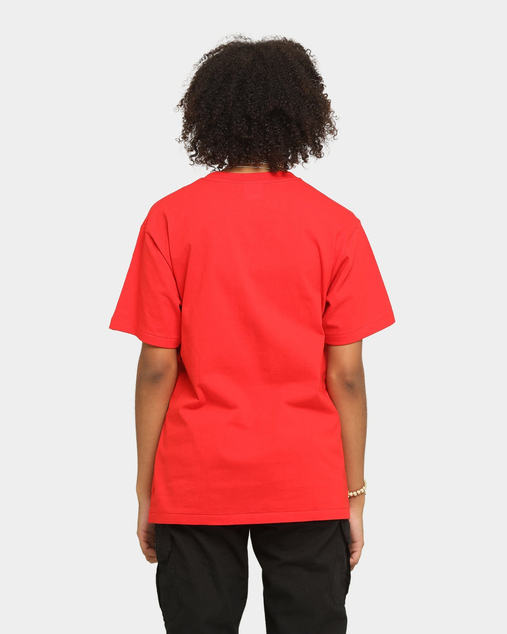 A Bathing Ape Men's Ape Head One Point Short Sleeve T-Shirt Red Style001