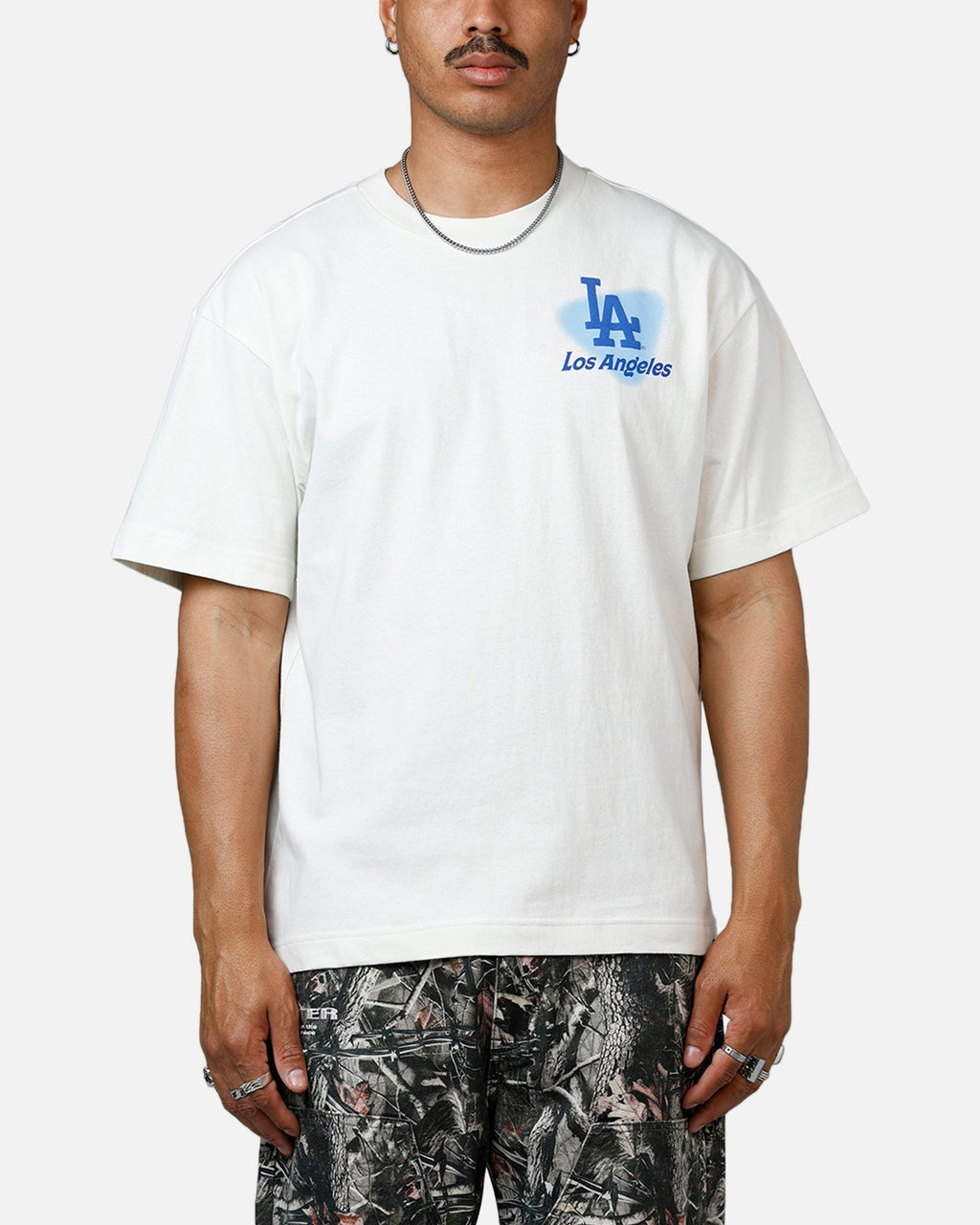 47 Brand Los Angeles Dodgers All Fire T-Shirt White