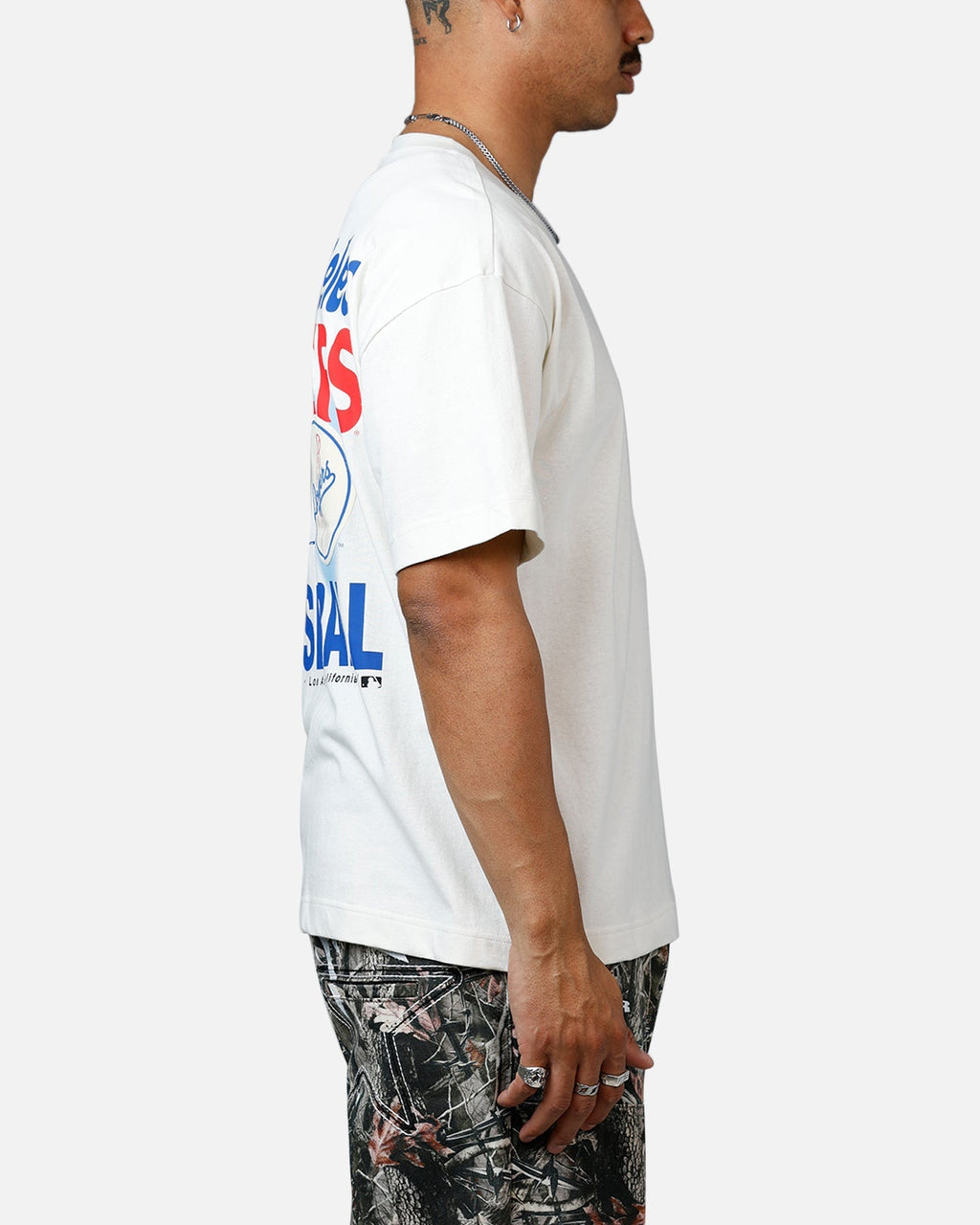 47 Brand Los Angeles Dodgers All Fire T-Shirt White