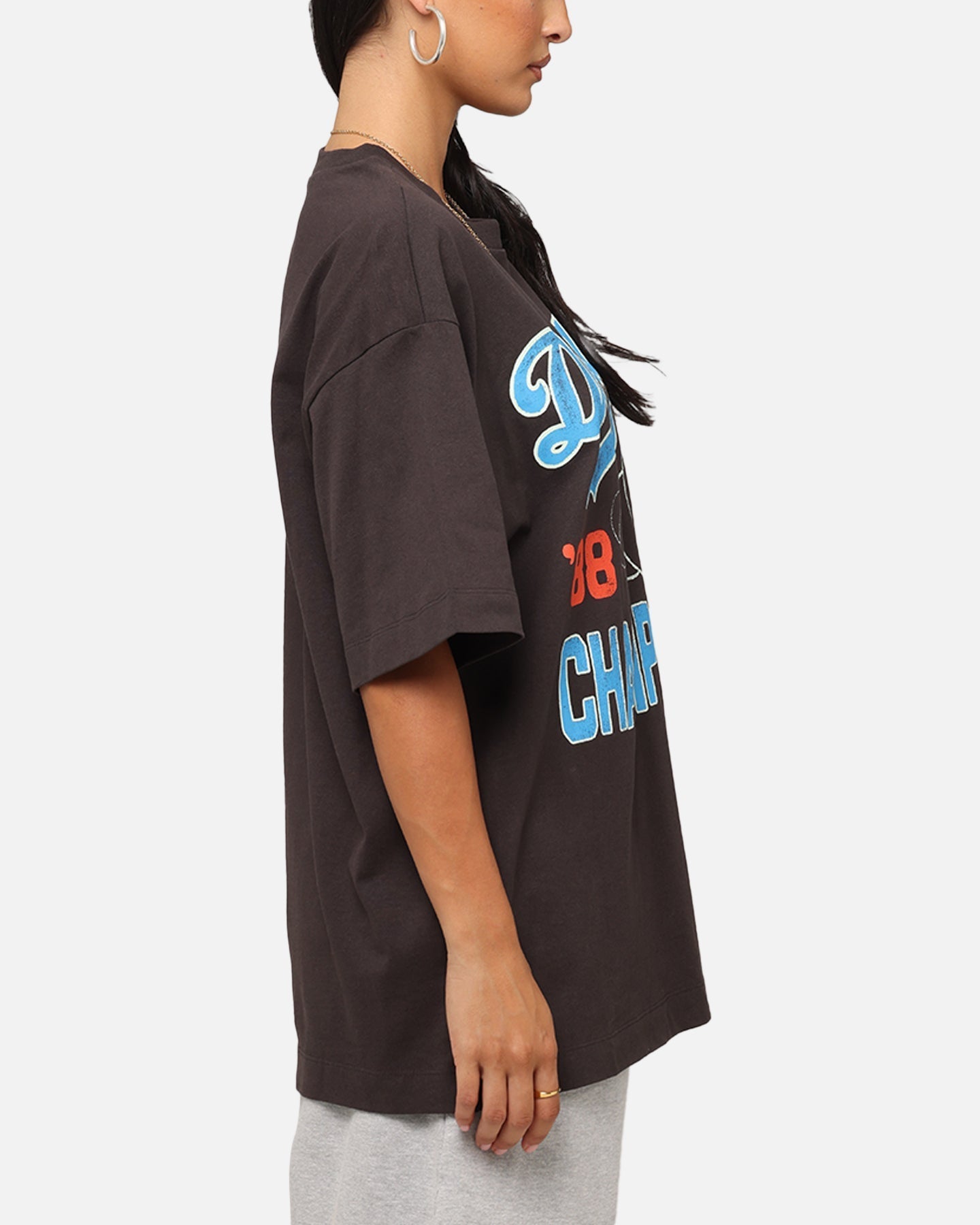 47 Brand Los Angeles Dodgers Sigma Foundation T-Shirt Dark Grey Style001