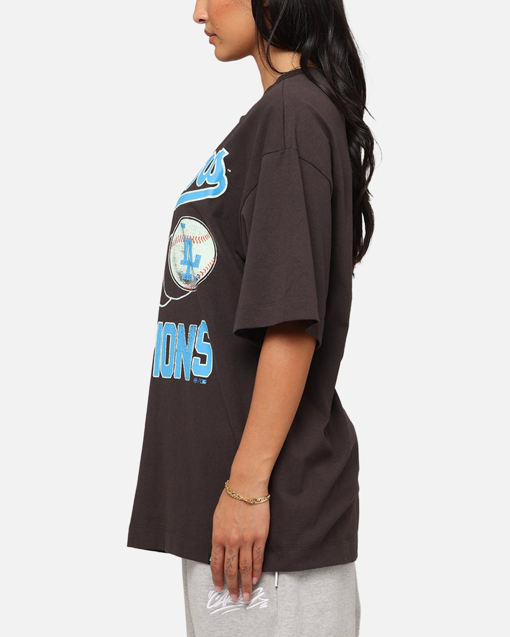 47 Brand Los Angeles Dodgers Sigma Foundation T-Shirt Dark Grey Style001