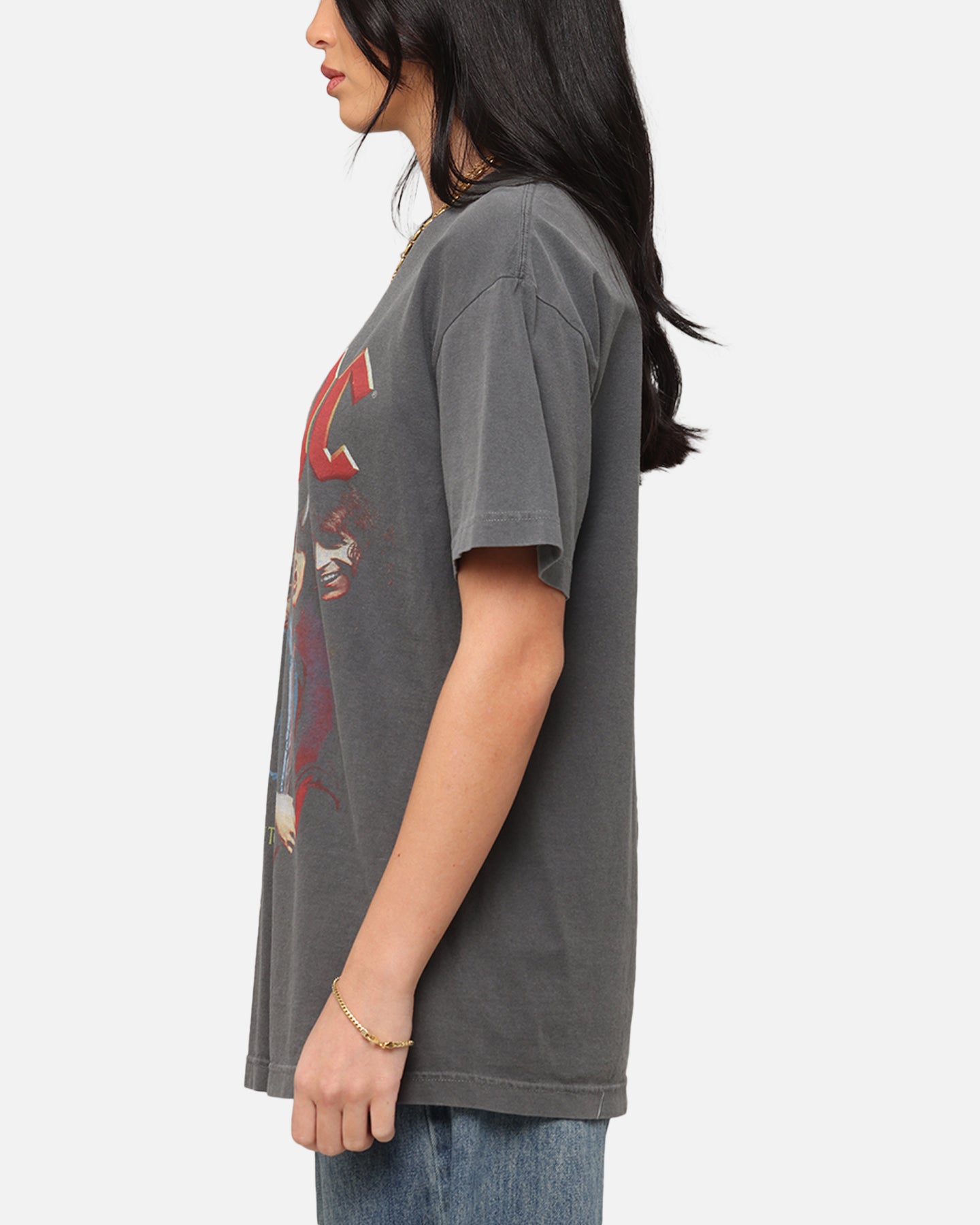 AC/DC Highway To Hell T-Shirt Faded Black Style001