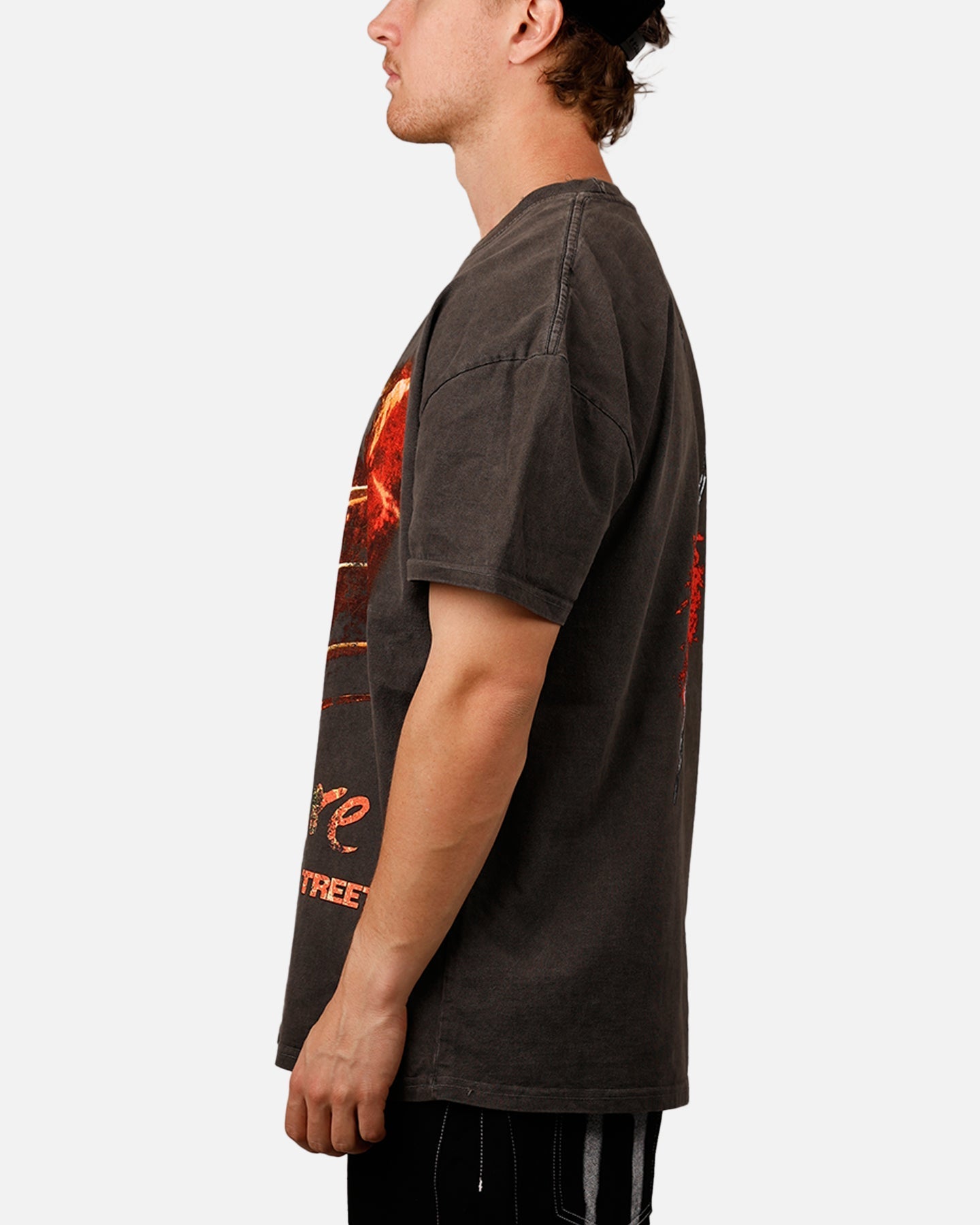 American Thrift X A Nightmare on Elm Street 'Horror Classics' Claw Heavyweight T-Shirt Black Wash