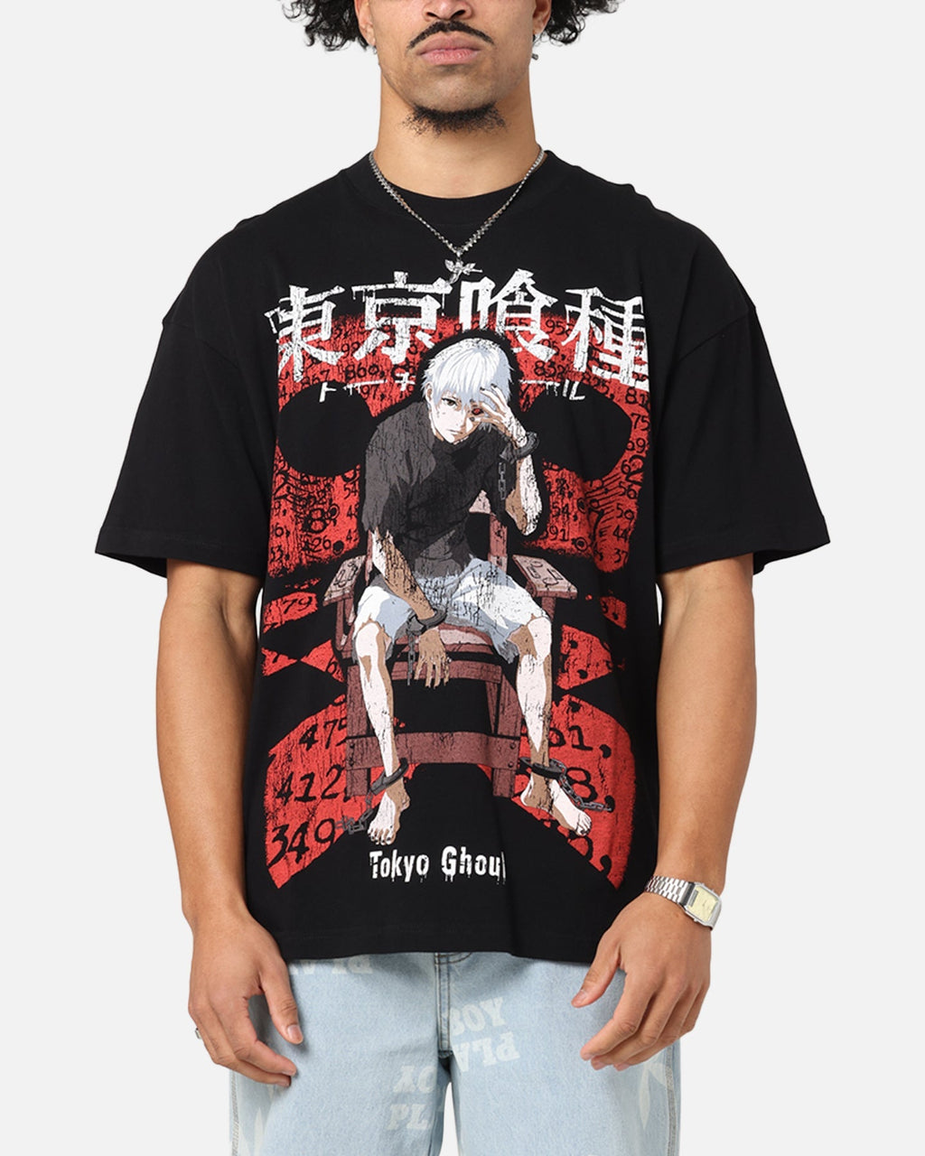 73 Studio X Tokyo Ghoul 1000 Minus 7 T-Shirt Black