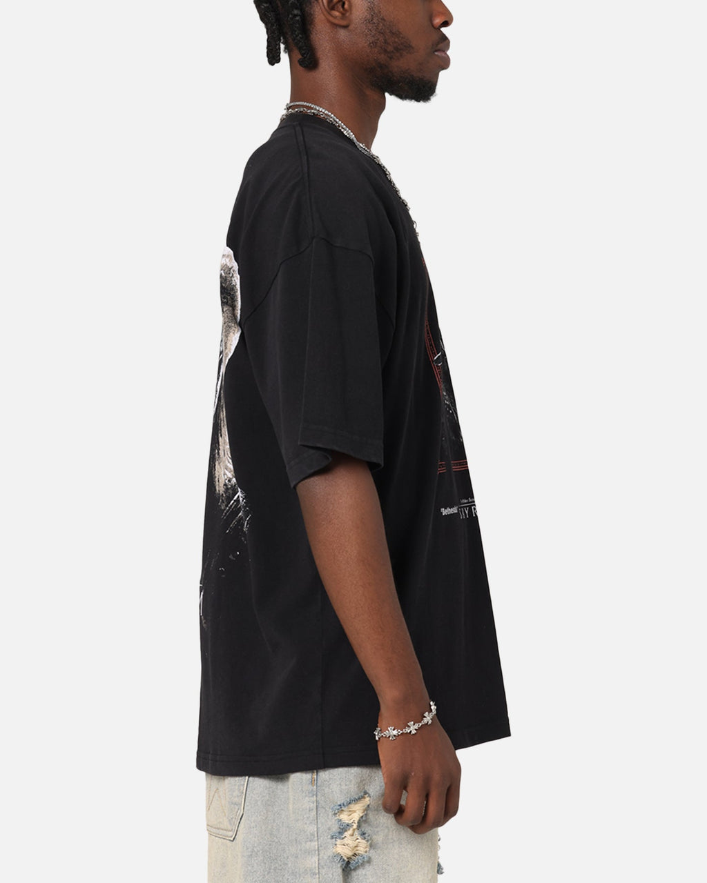 73 Studio X The Elder Scrolls V: Skyrim Aludin Vintage T-Shirt Black Acidwash