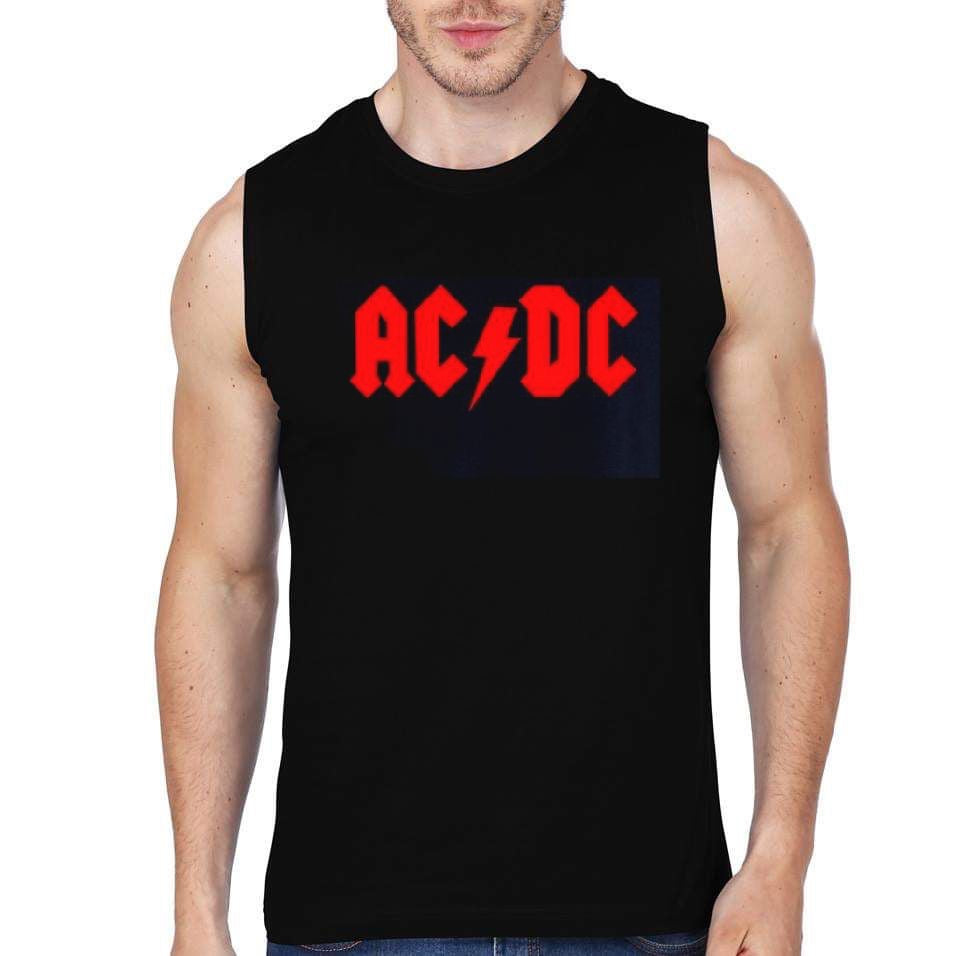 AC DC Sleeveless T-Shirt