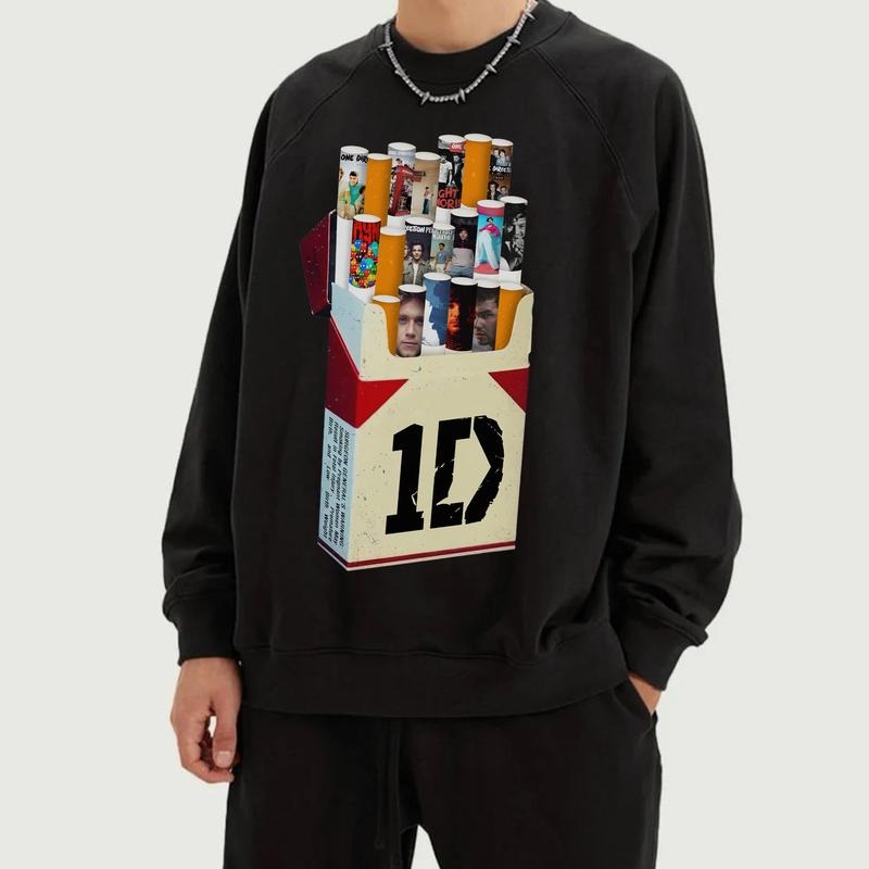 1 Direction Album Sweatshirt, In Memory Of Liamm Paynee Tee, 1 Direction shirt, Unisex for Men, For Women Cotton Menswear Fitted Hoodie