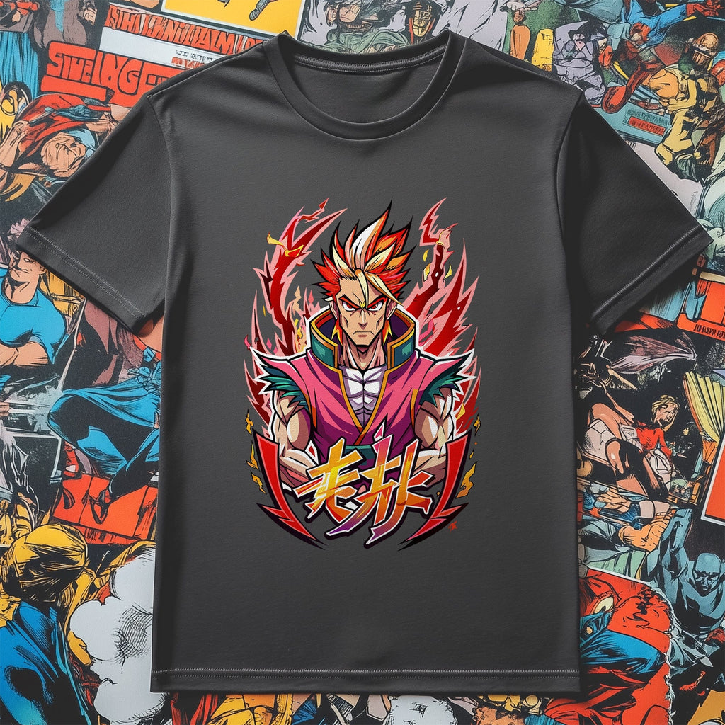 Flame Warrior Anime T-Shirt