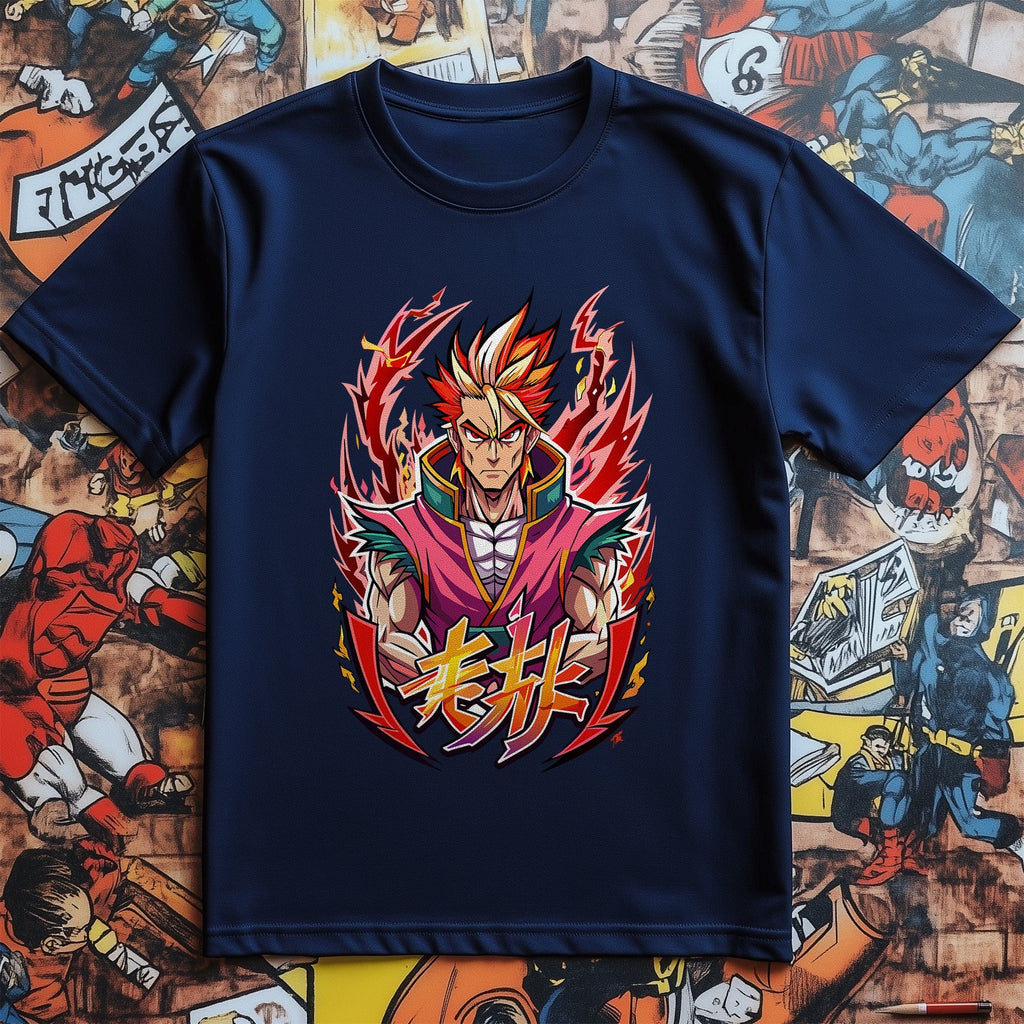 Flame Warrior Anime T-Shirt