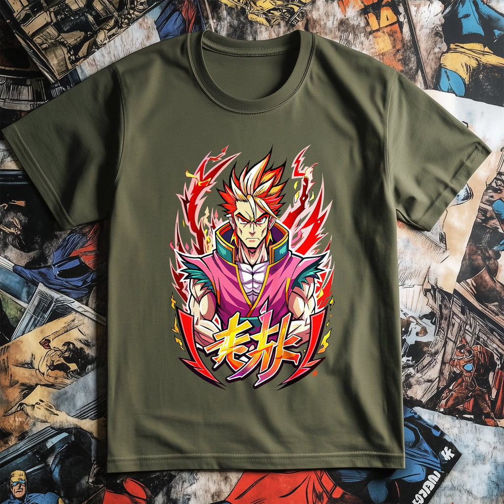 Flame Warrior Anime T-Shirt
