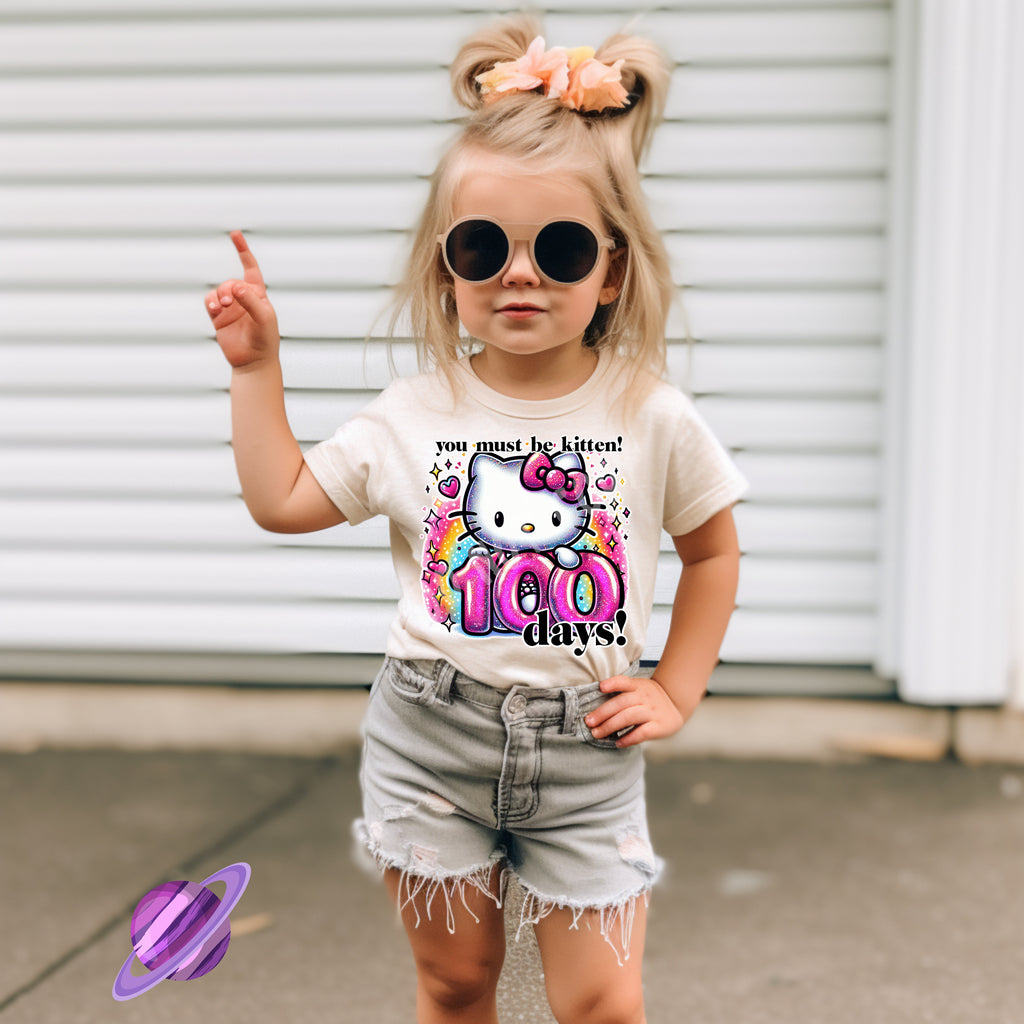100 Days Kitten TEE