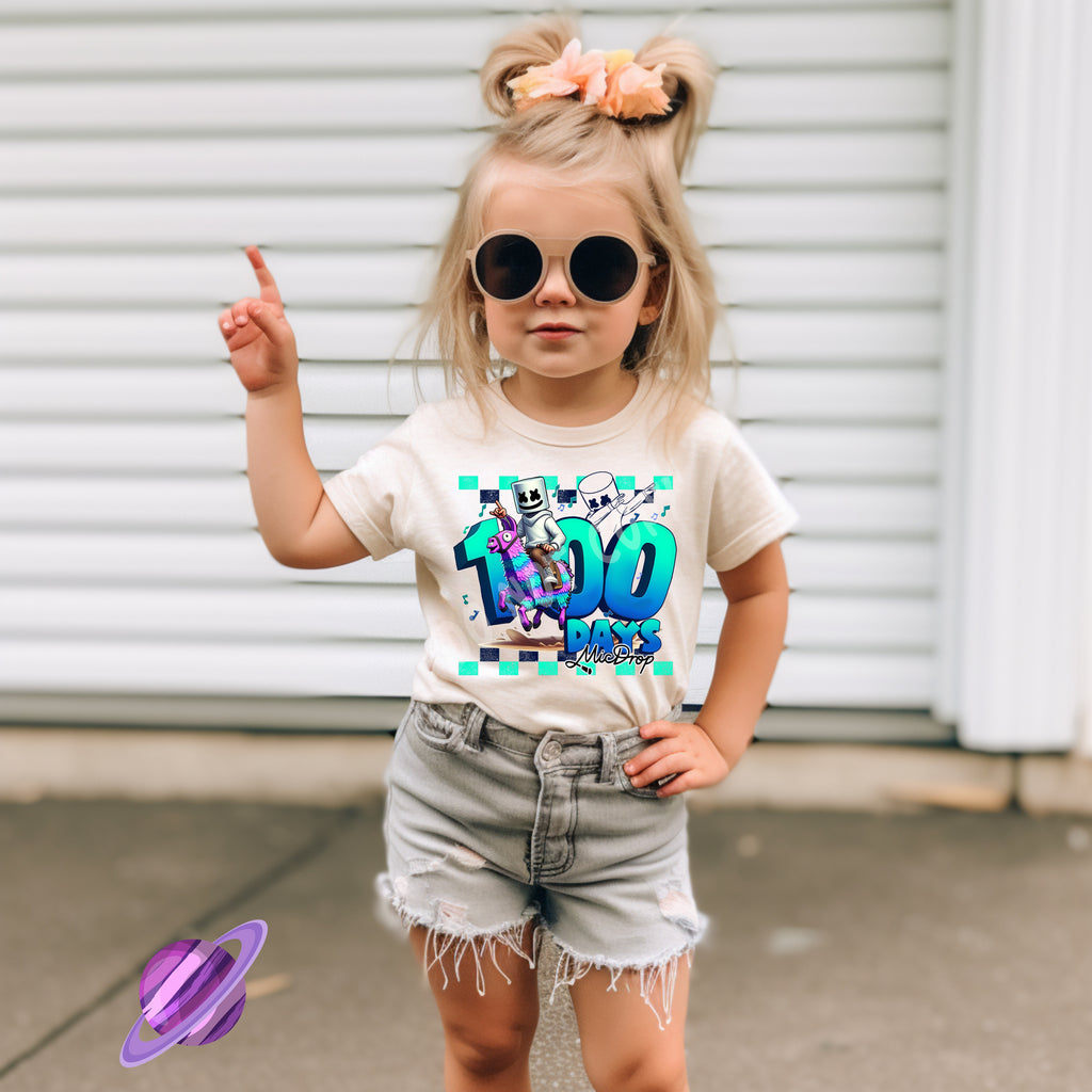 100 Days Mic Drop TEE