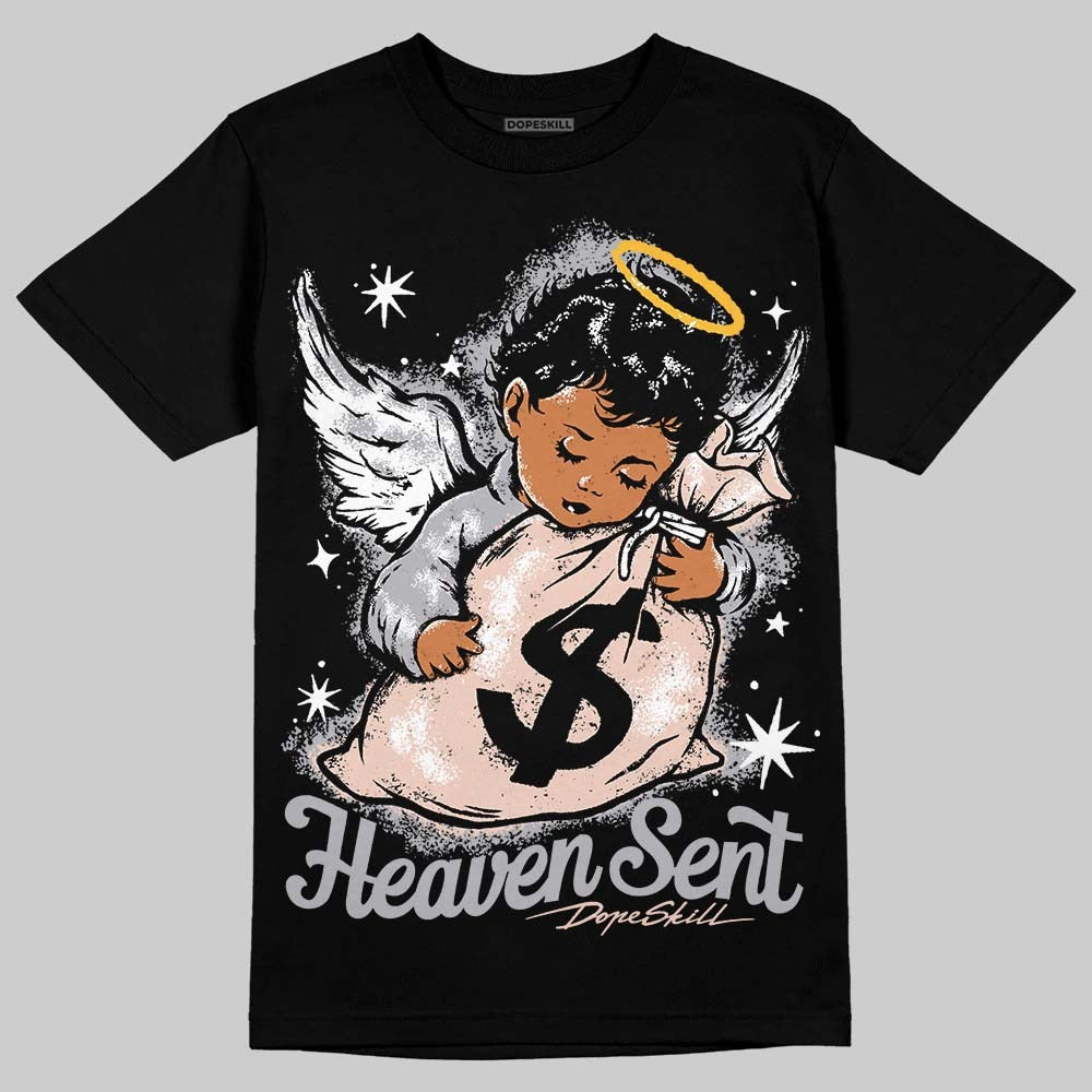 1130 Oyster Grey DopeSkill T-Shirt Heaven Sent Graphic