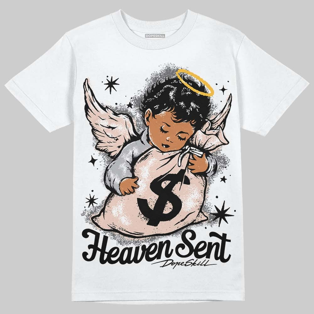 1130 Oyster Grey DopeSkill T-Shirt Heaven Sent Graphic