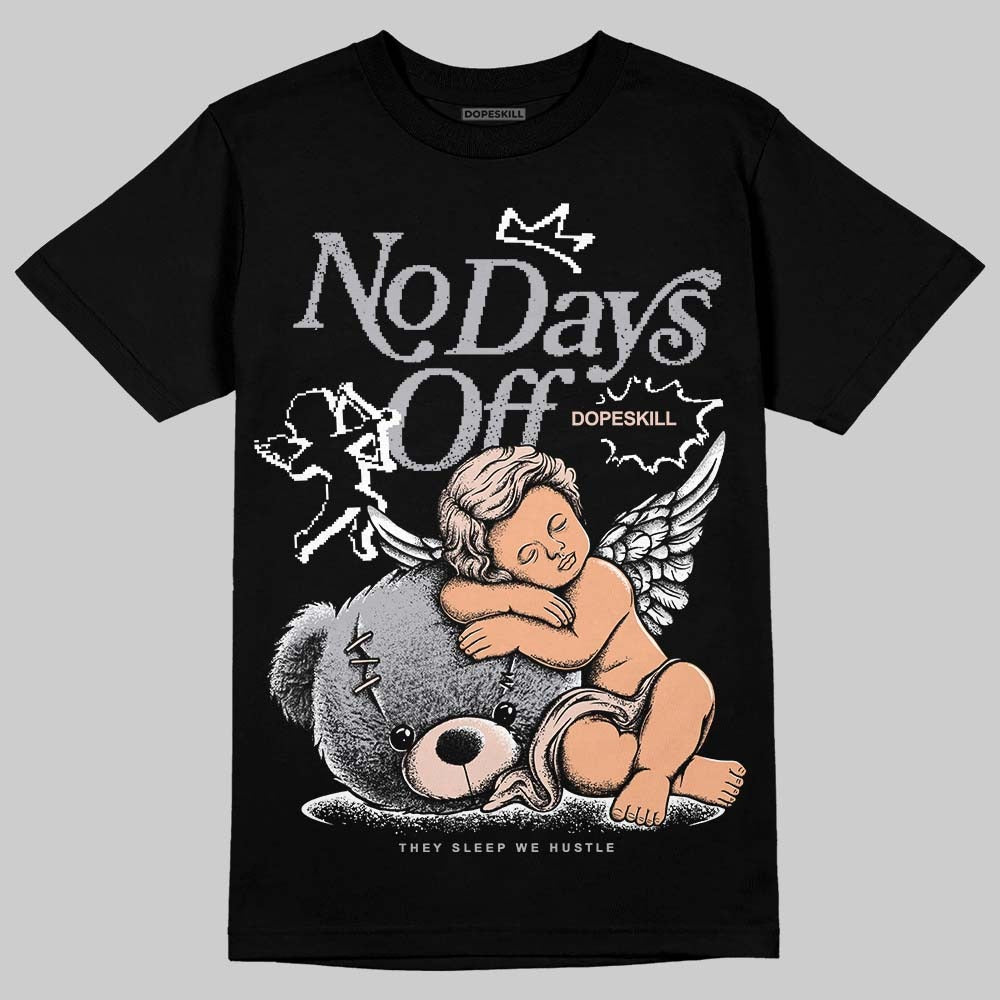 1130 Oyster Grey DopeSkill T-Shirt New No Days Off Graphic
