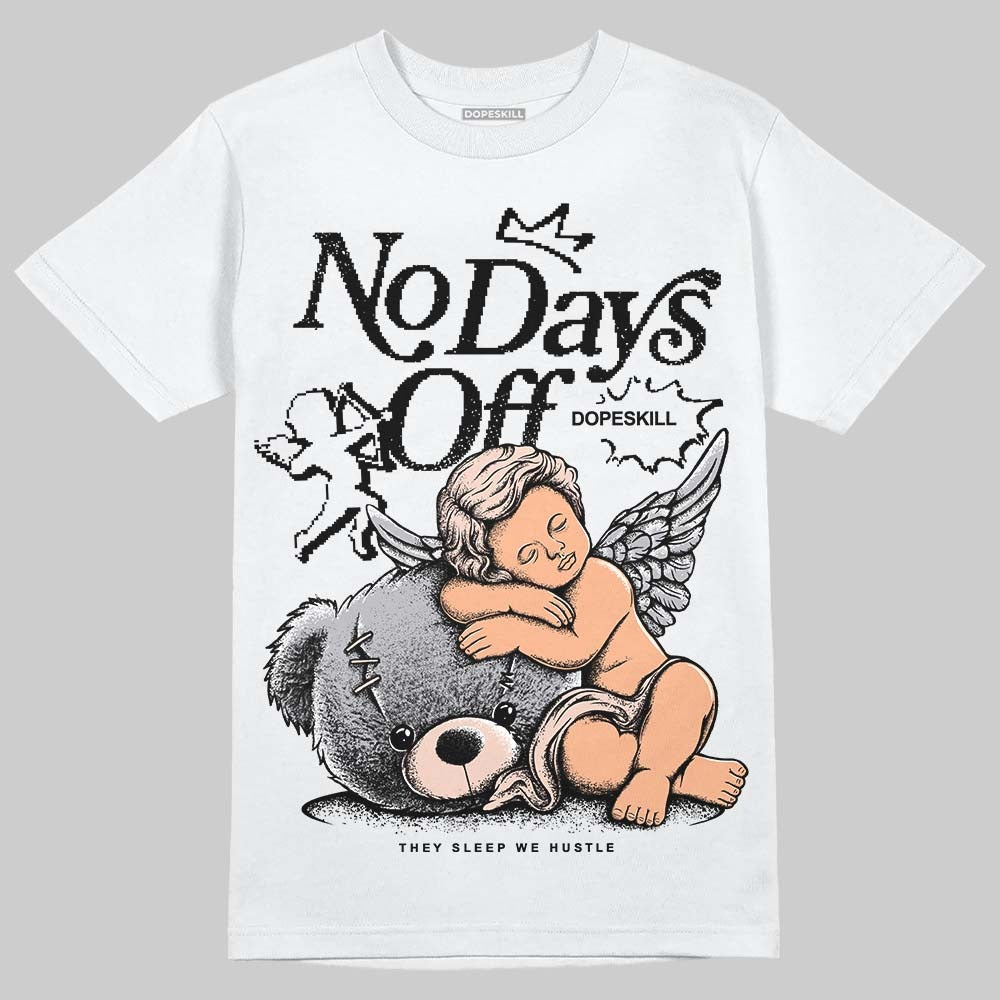 1130 Oyster Grey DopeSkill T-Shirt New No Days Off Graphic