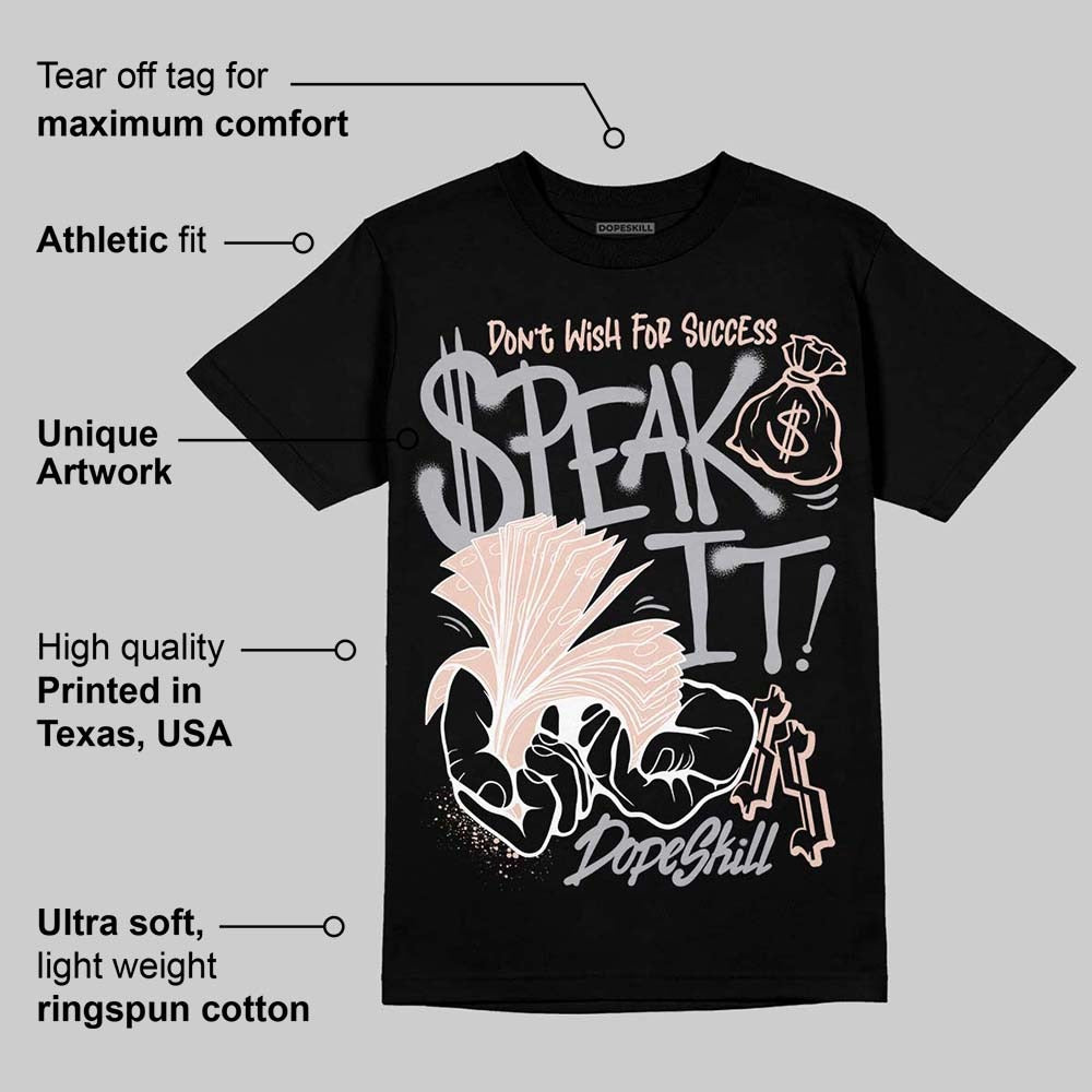 1130 Oyster Grey DopeSkill T-Shirt Speak It Graphic