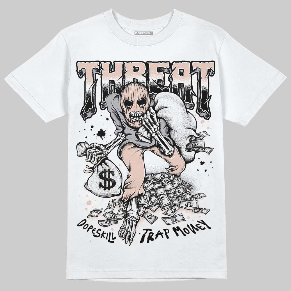 1130 Oyster Grey DopeSkill T-Shirt Threat Graphic