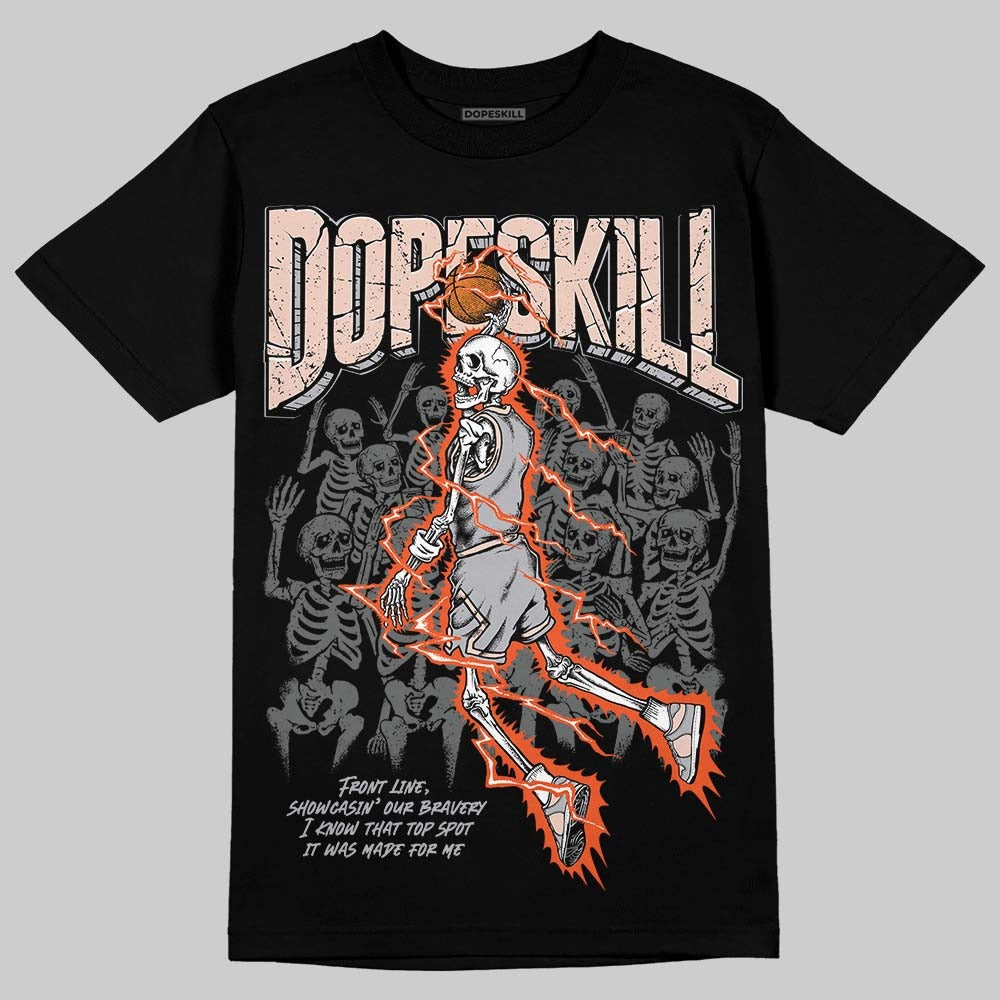 1130 Oyster Grey DopeSkill T-Shirt Thunder Dunk Graphic