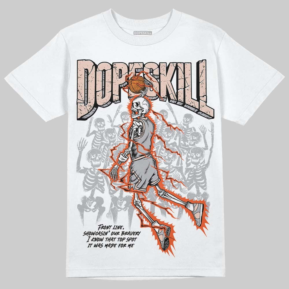 1130 Oyster Grey DopeSkill T-Shirt Thunder Dunk Graphic