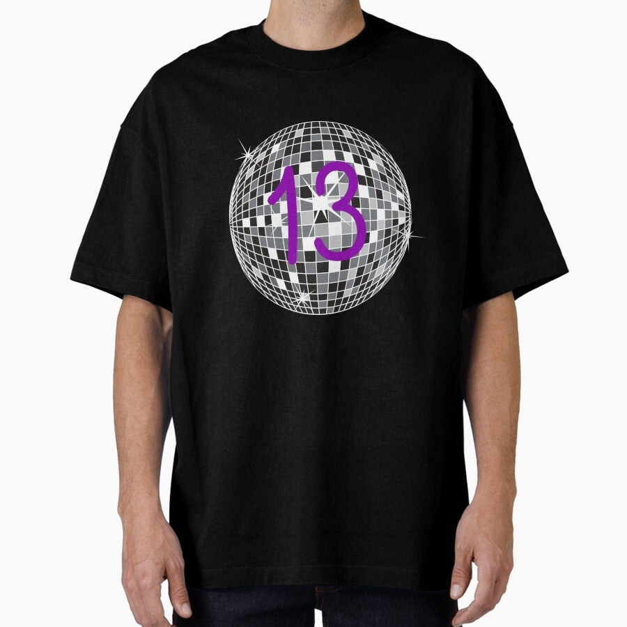 13 Disco Ball Oversized T Shirt