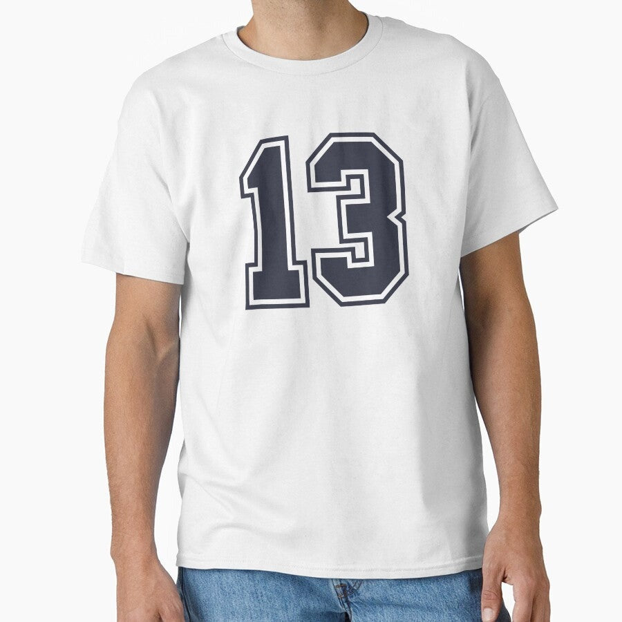 13 Sports Number Thirteen Classic T-Shirt