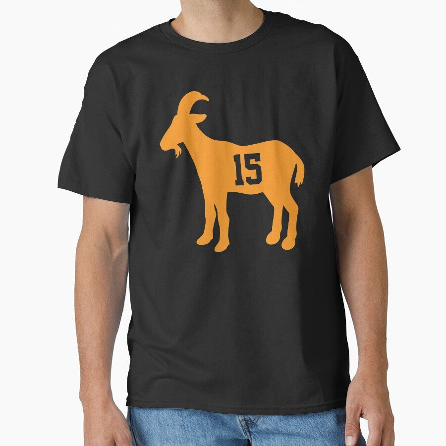 15 Number Goat Footballer Classic T-Shirt
