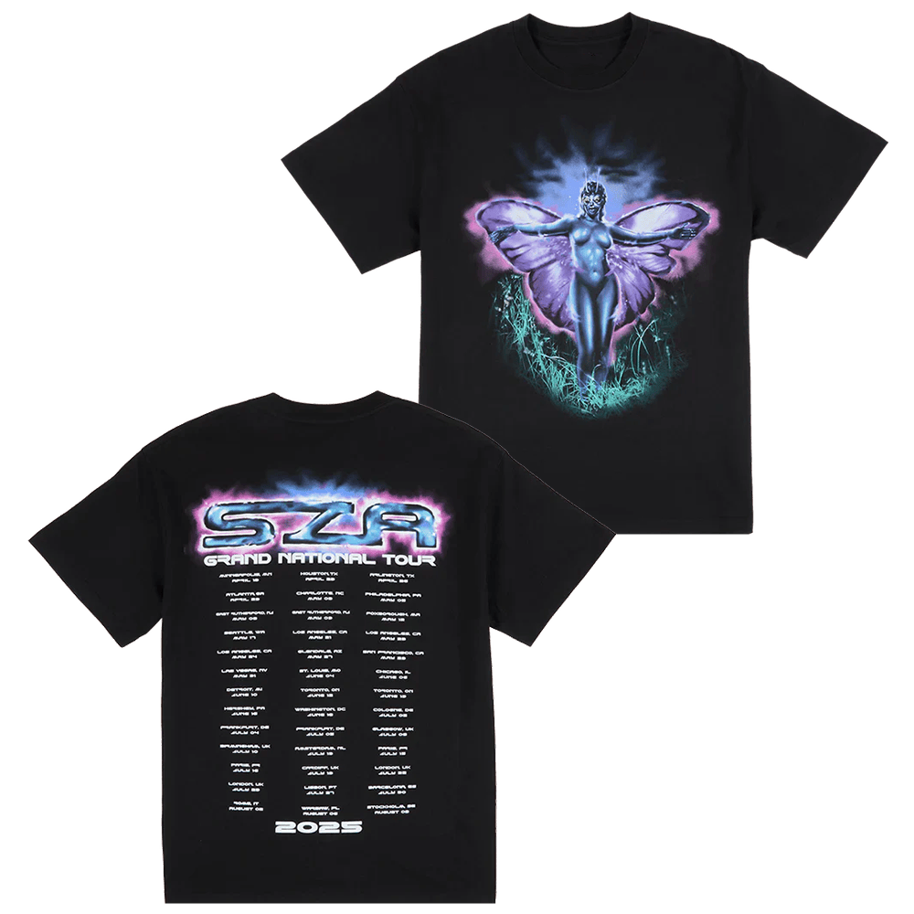SZA SOS Merch SZA Grand National Tour 2025 T-Shirt Grand National Tour Merch Music Fans Gifts