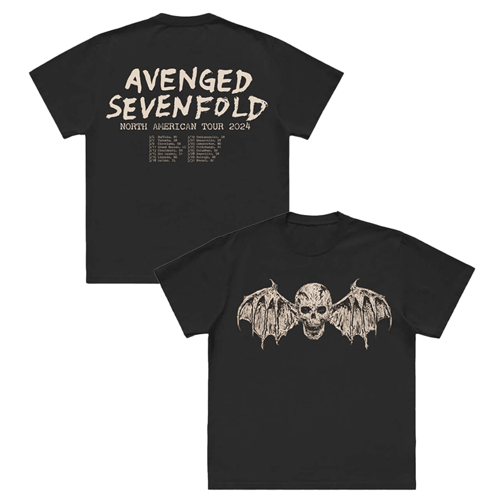 A7x World Merch Avenged Sevenfold 2024 Tour Wesbat T-Shirt Fathers Day Gift From Daughter