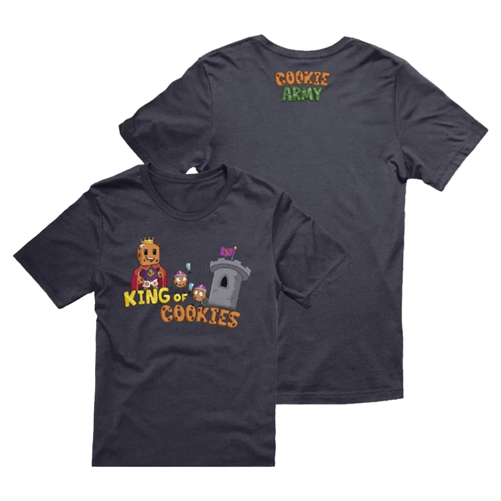 Acookiegod Merch King Of Cookies T-Shirt Great Gifts For Dad