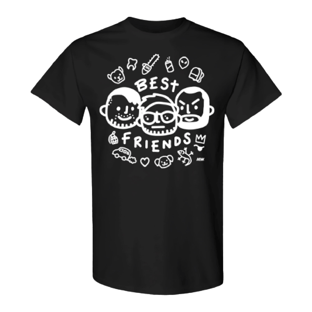 AEW Merch Best Friends And Orange Cassidy Doodle Shirt Gifts For Son In Law
