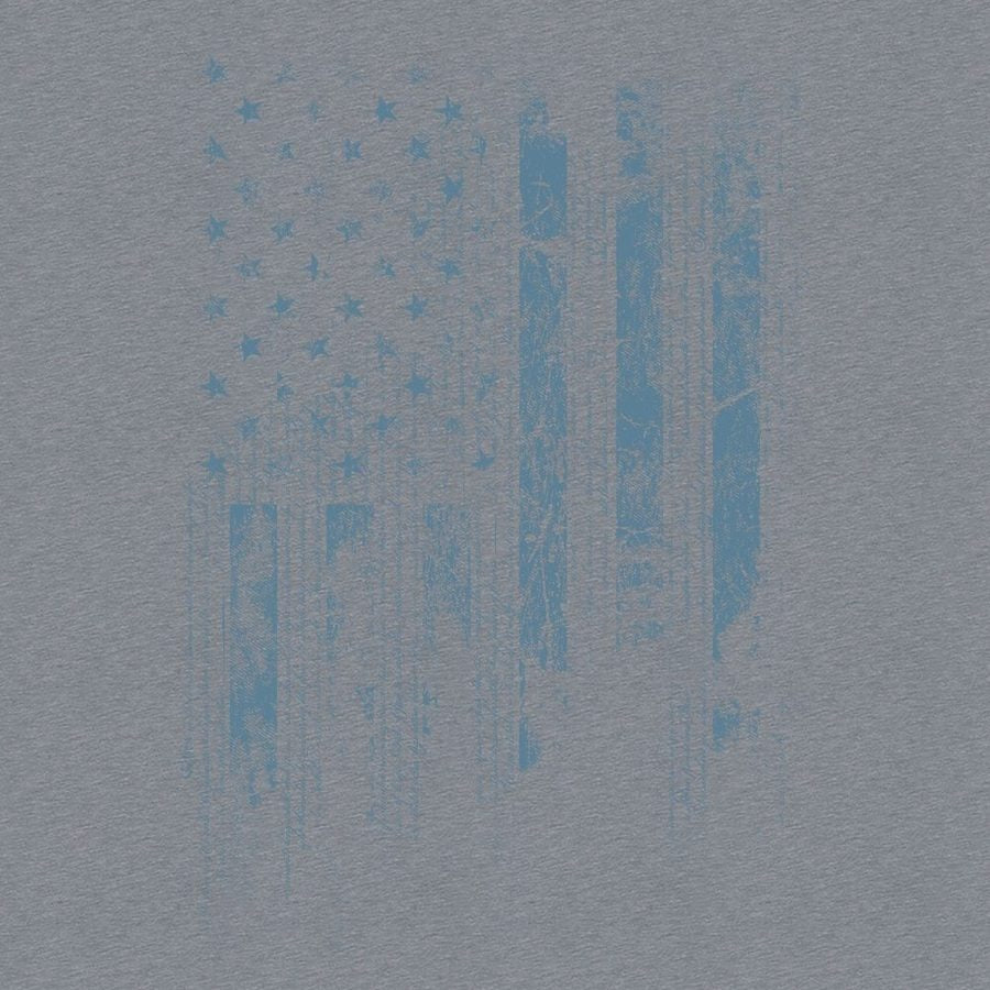 1776 Flag T-Shirt - Dark Heather Gray
