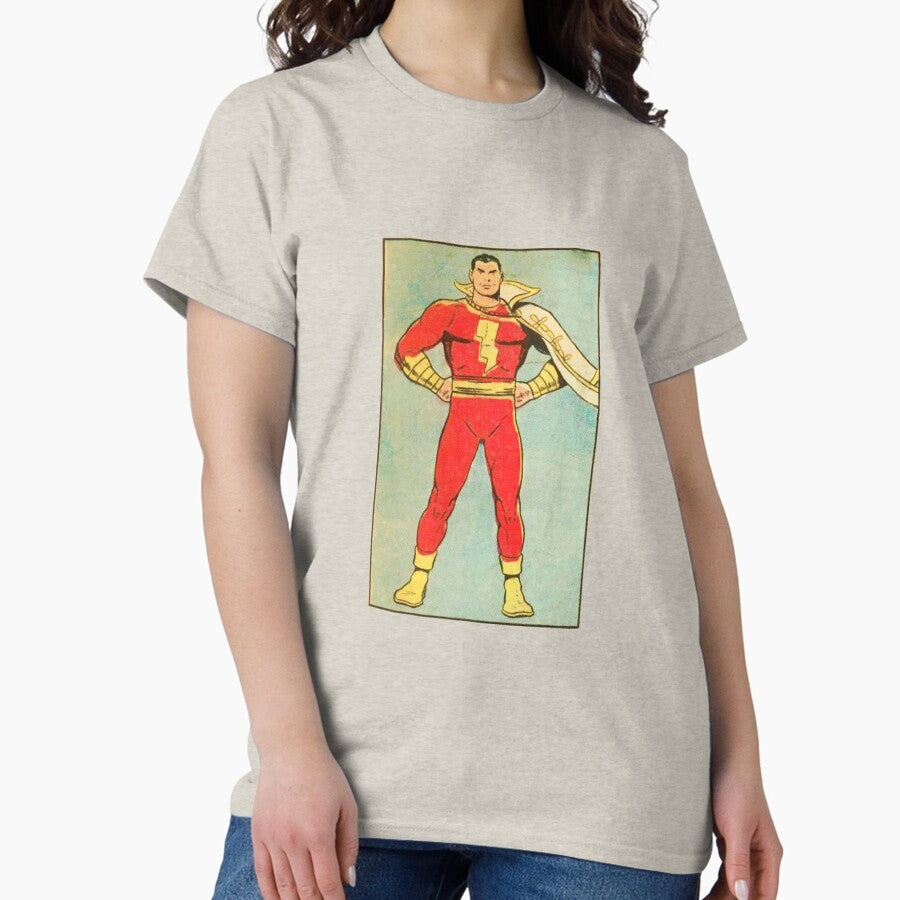 1940s Shazam Superhero stand Classic T-Shirt