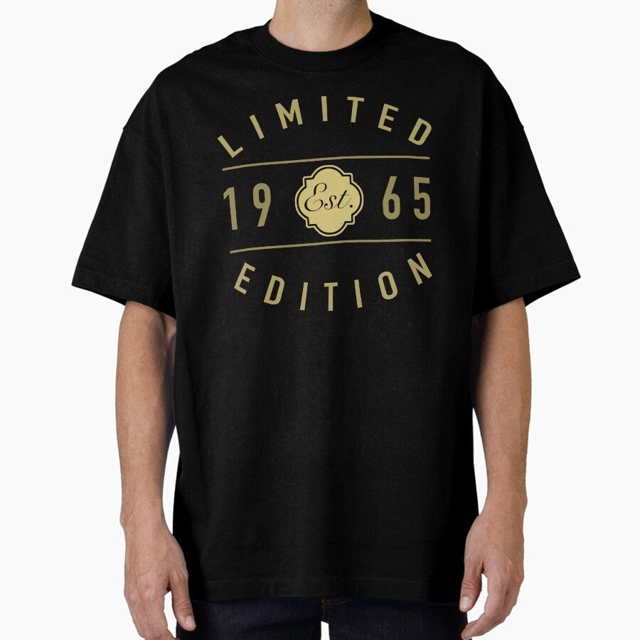 1965 Limited Edition 60Th Birthday Oversized T Shirt