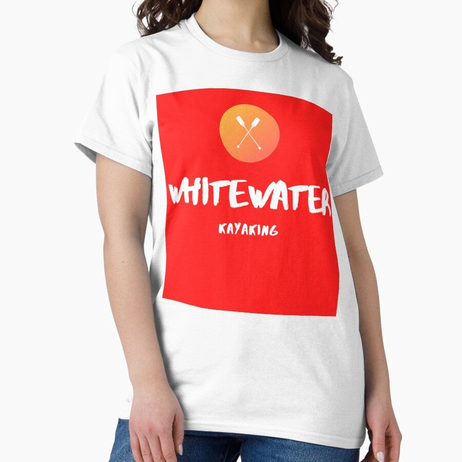 1980s Whitewater Kayaking Water Sports Classic T-Shirt