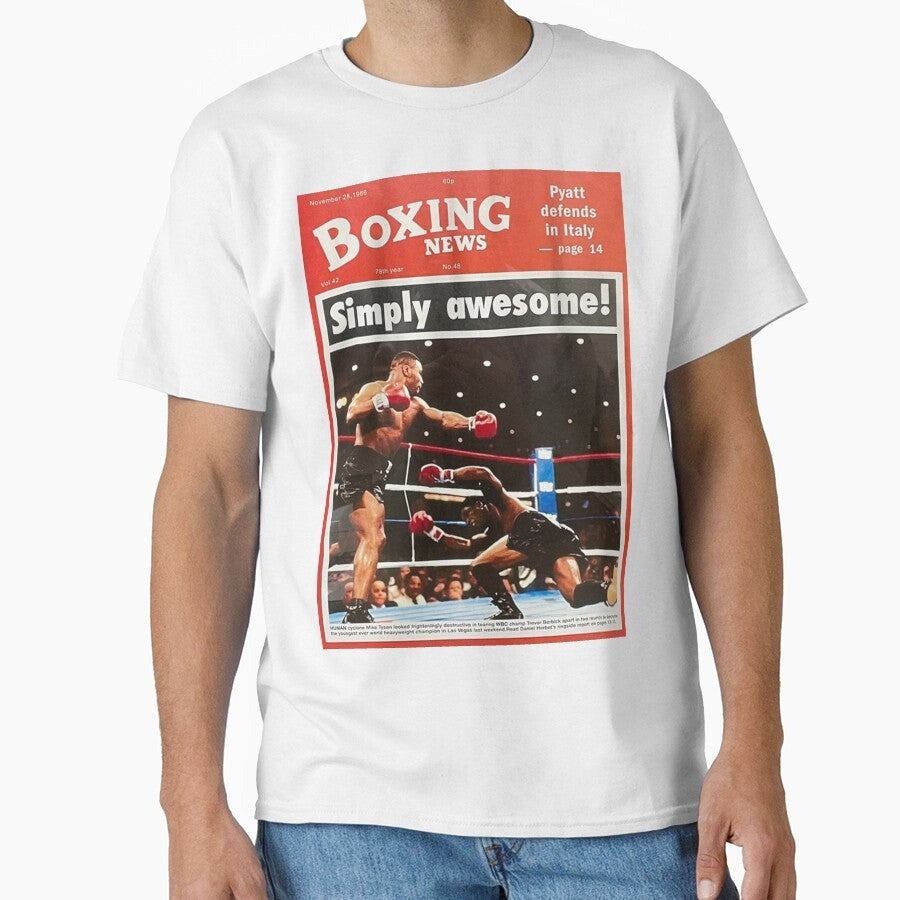 1986 Mikes News Boxing Poster Classic T-Shirt