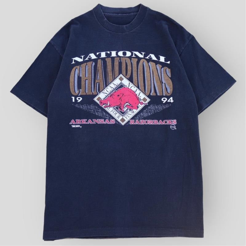 1994 National Champions Arkansas Razorbacks T-Shirt style 001