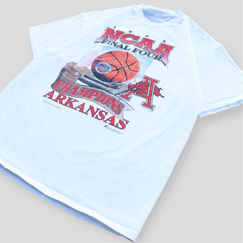 1995 Rare Arkansas Razorbacks NCAA Final Four Championship Tee