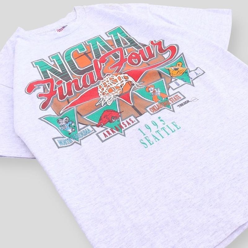 1995 Rare NC AA Final Four Official Game Tee, T-shirt For Men Women Menswear Top Tshirt Streetwear