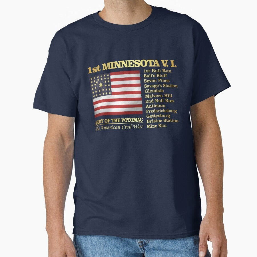 1St Minnesota Volunteer Infantry Bh2 Classic T Shirt