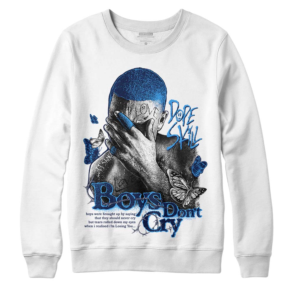 AJ Spizike White Obsidian DopeSkill Sweatshirt Boys Don't Cry Graphic