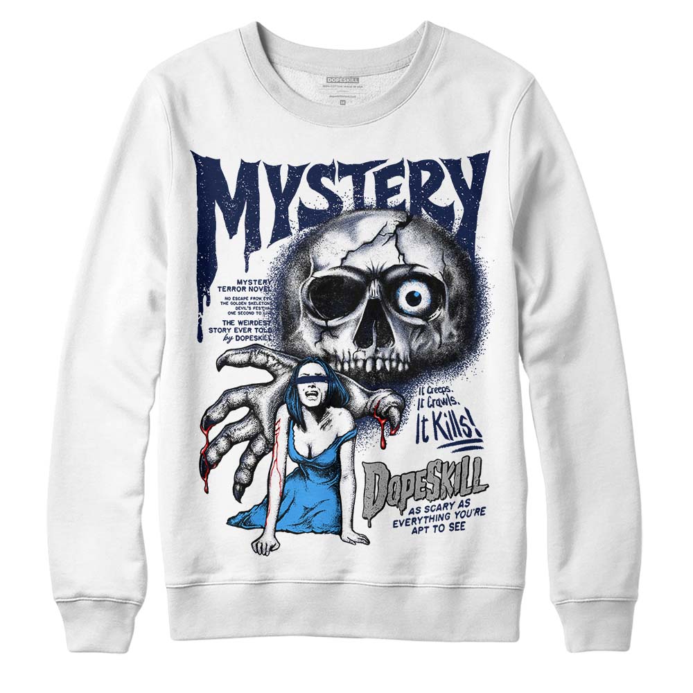 AJ Spizike White Obsidian DopeSkill Sweatshirt Mystery Ghostly Grasp Graphic