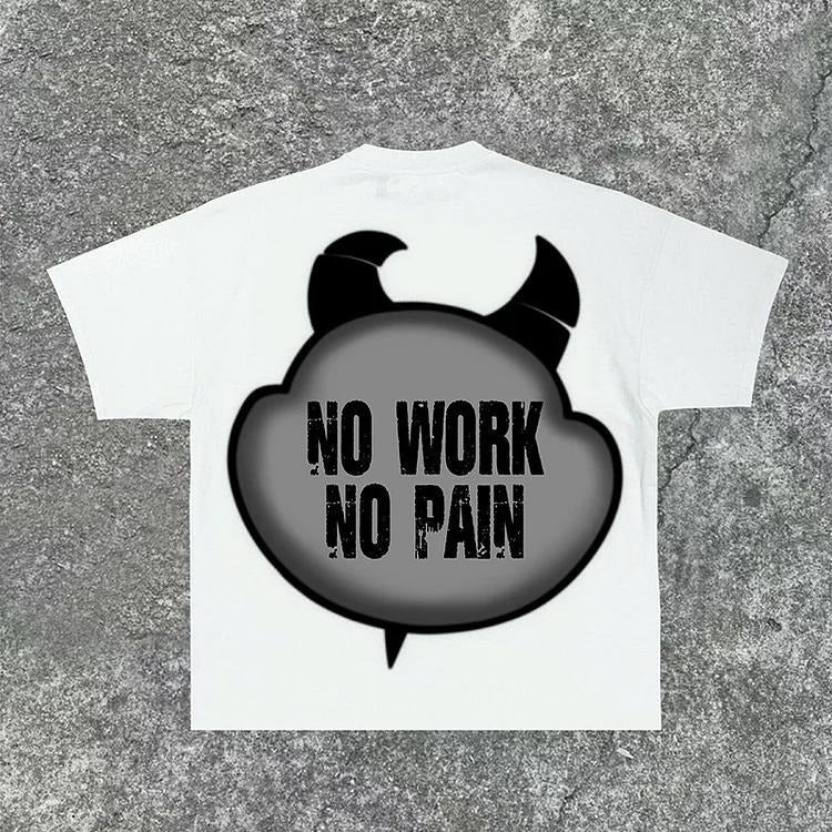 2 Sides The Devil Who Doesn't Work - Cotton Shirt - S to 4XL - Multiple color