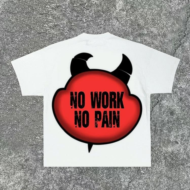 2 Sides The Devil Who Doesn't Work - Cotton Shirt - S to 4XL - Multiple color