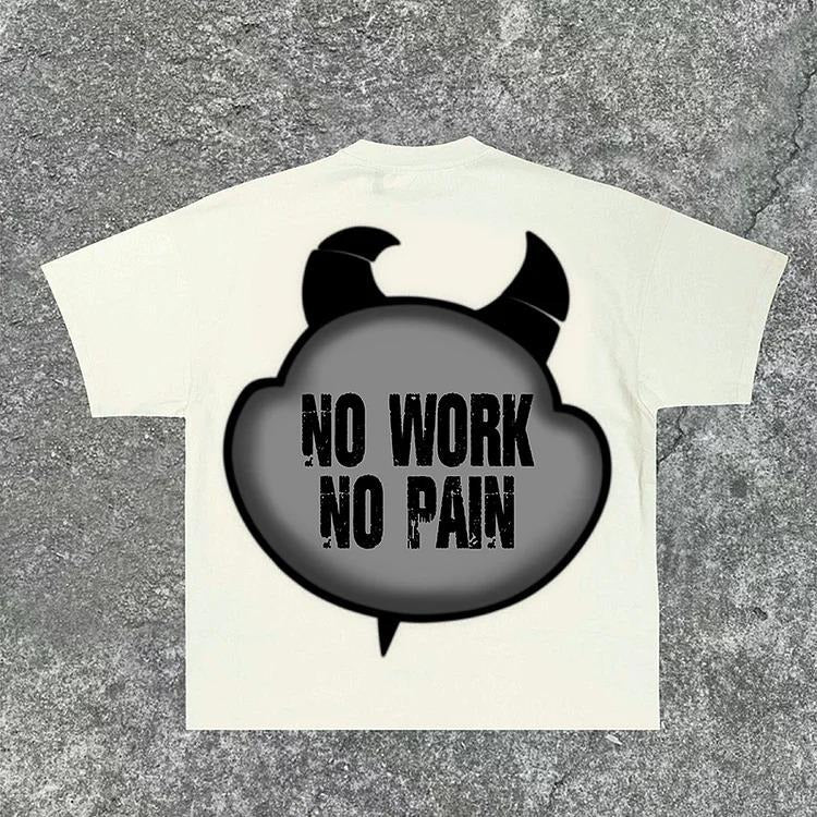 2 Sides The Devil Who Doesn't Work - Cotton Shirt - S to 4XL - Multiple color