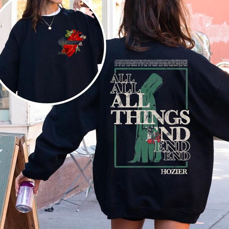 2 sided Tshirt Sweatshirt Hoodie