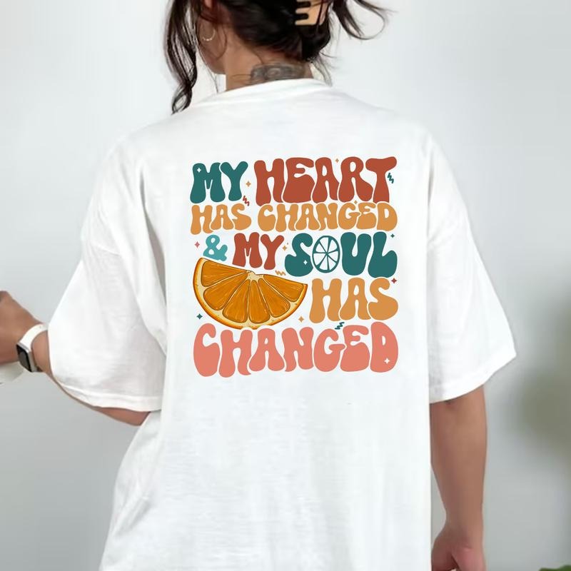 2 sided orange Tshirt Sweatshirt Hoodie