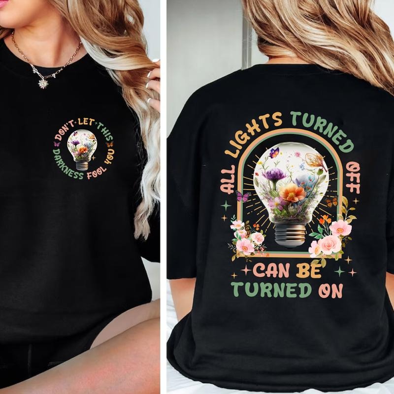 2 sided retro Tshirt Sweatshirt Hoodie