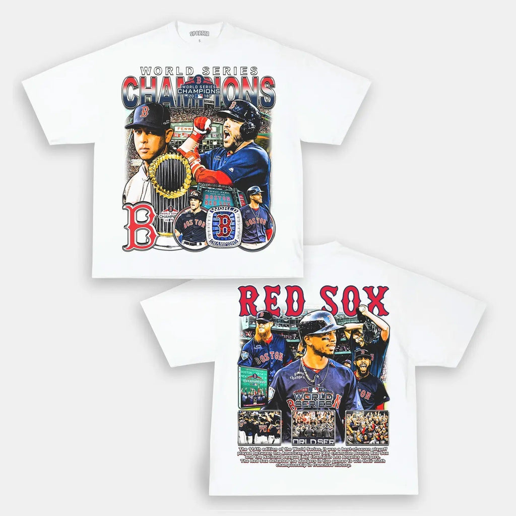 2018 WORLD SERIES CHAMPS - RED SOX TEE - DS Style001